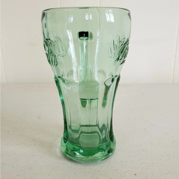 Vintage Libbey Green Coca Cola Float Glass 22oz Mug with Handle - Picture 4 of 8